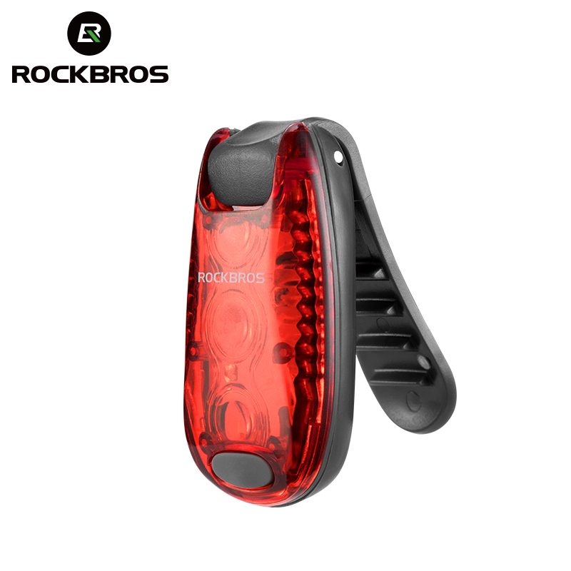 Cycling Gear Storage - ROCKBROS Bike Rear Light Bicycle Warning