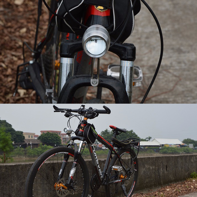 Bike Dynamo Light - Bike Front Head Light Lamp for