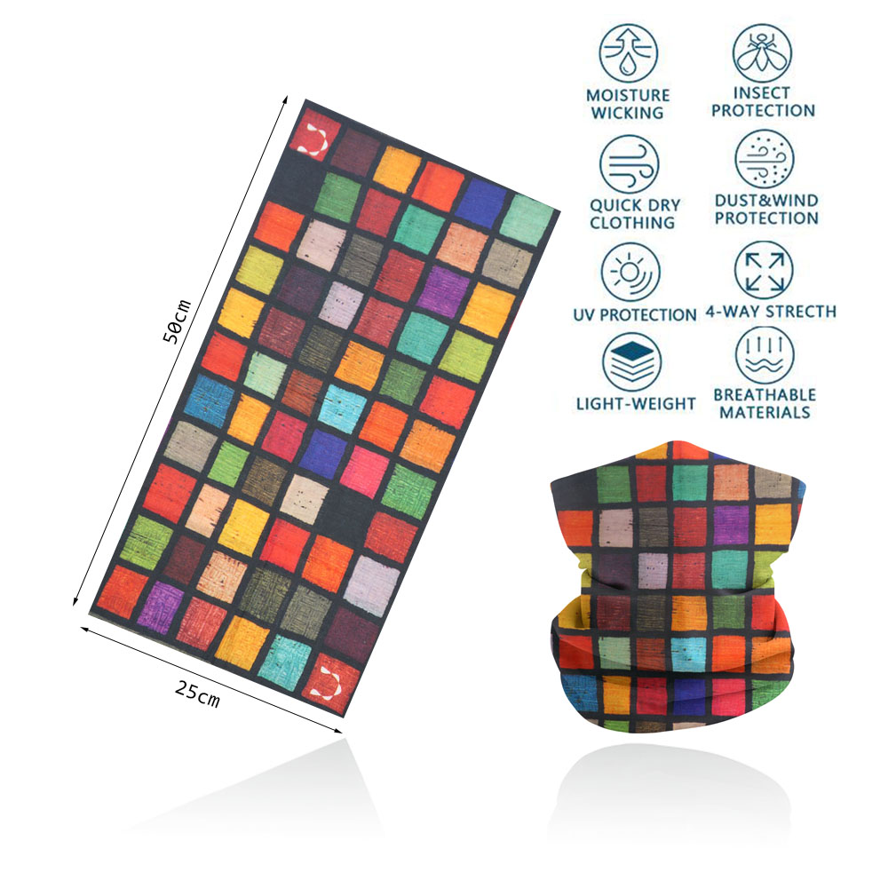 Geometric Plaid Printed Bandan - Cycling Gear For Women recensie en prijs