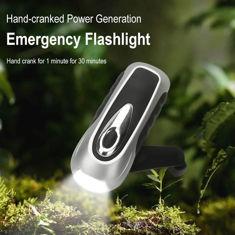 BORUIT LED Flashlight Hand Cra - Bike Dynamo Light recensie en prijs