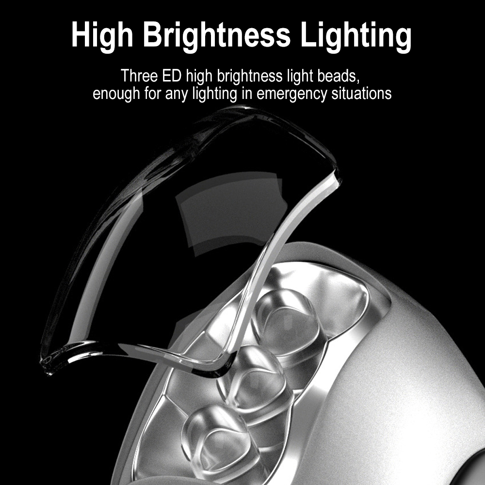 BORUIT LED Flashlight Hand Cra - Bike Dynamo Light recensie en prijs