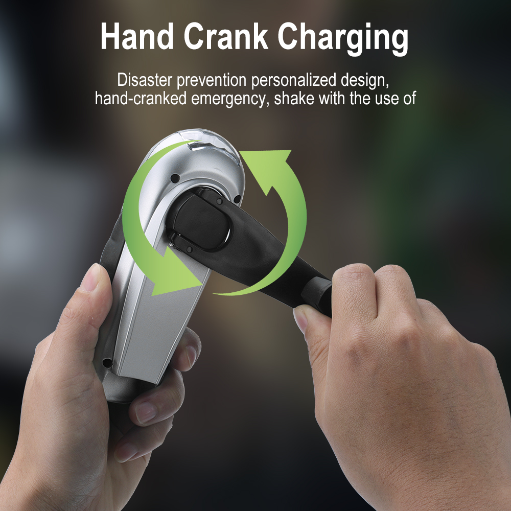 BORUIT LED Flashlight Hand Cra - Bike Dynamo Light recensie en prijs