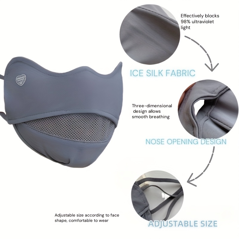 3DBreathable Ice Silk Mask wit - Cycling Gear Design recensie en prijs