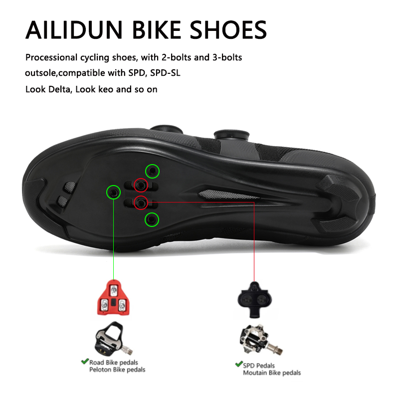 Speed Cycling Sneakers Road Bi - Road Bike Cleats recensie en prijs