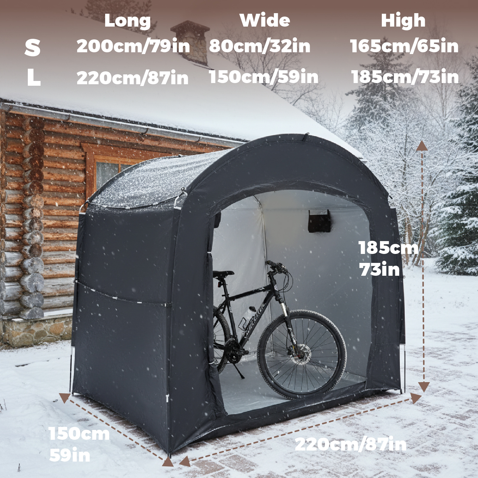 Portable Outdoor Bike Shelter  - Cycling Gear Storage recensie en prijs