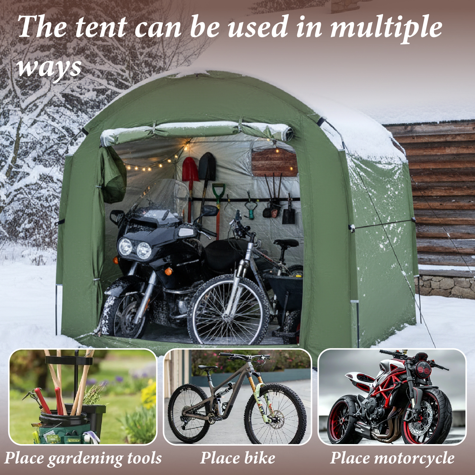 Portable Outdoor Bike Shelter  - Cycling Gear Storage recensie en prijs