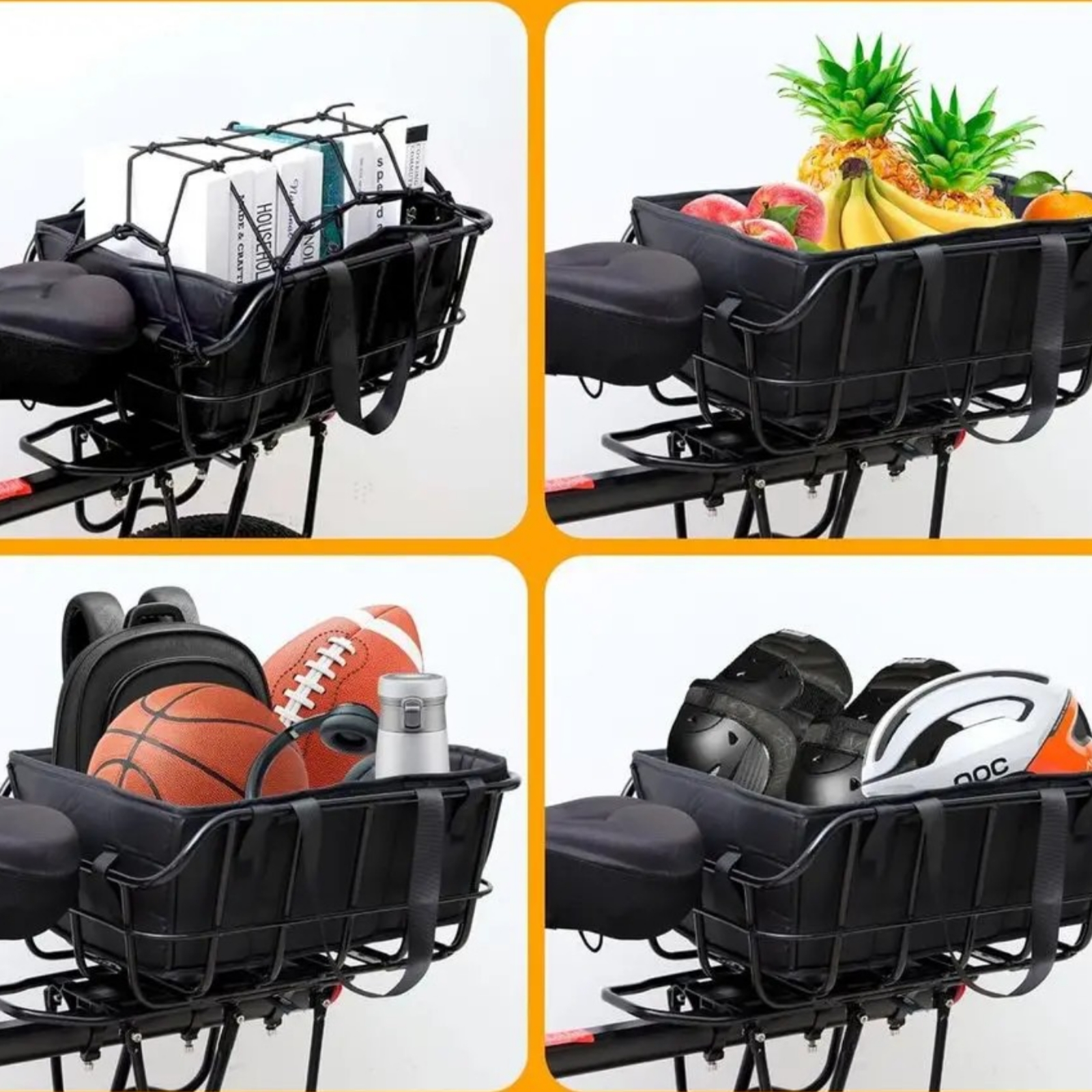 Rear Cycle Basket Open Design  - Cycling Gear Design recensie en prijs
