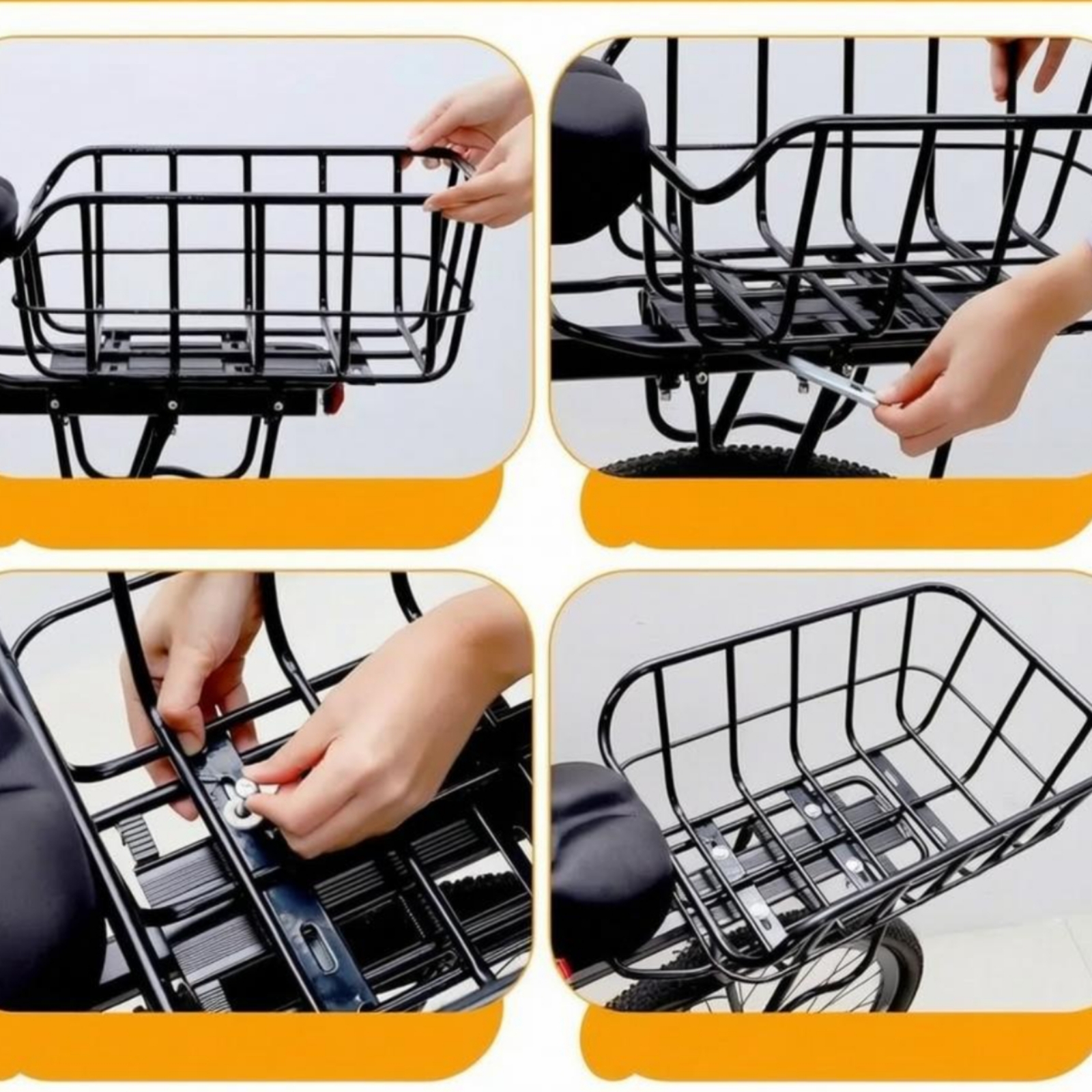 Rear Cycle Basket Open Design  - Cycling Gear Design recensie en prijs
