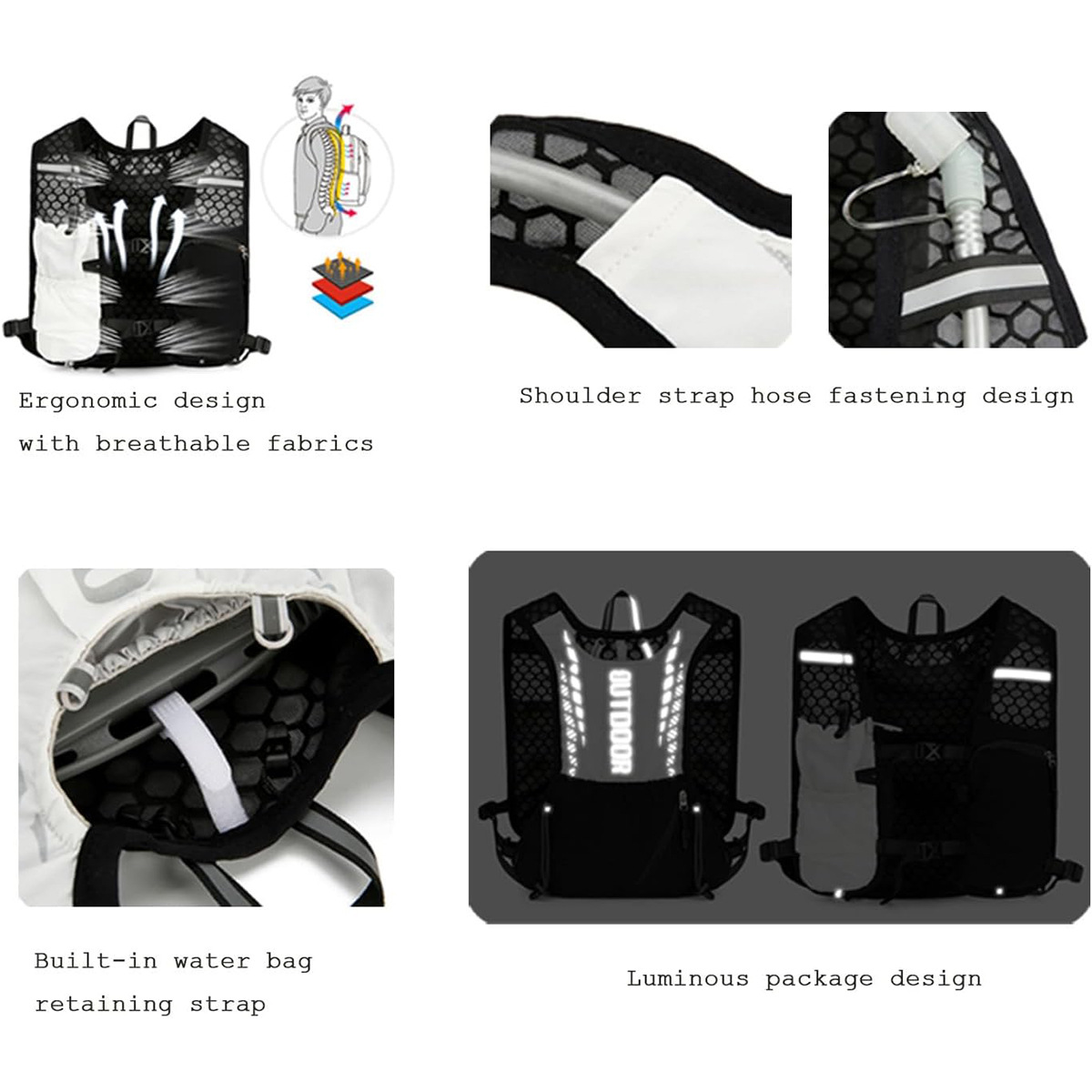 Reflective Running Hydration V - Cycling Gear Storage recensie en prijs